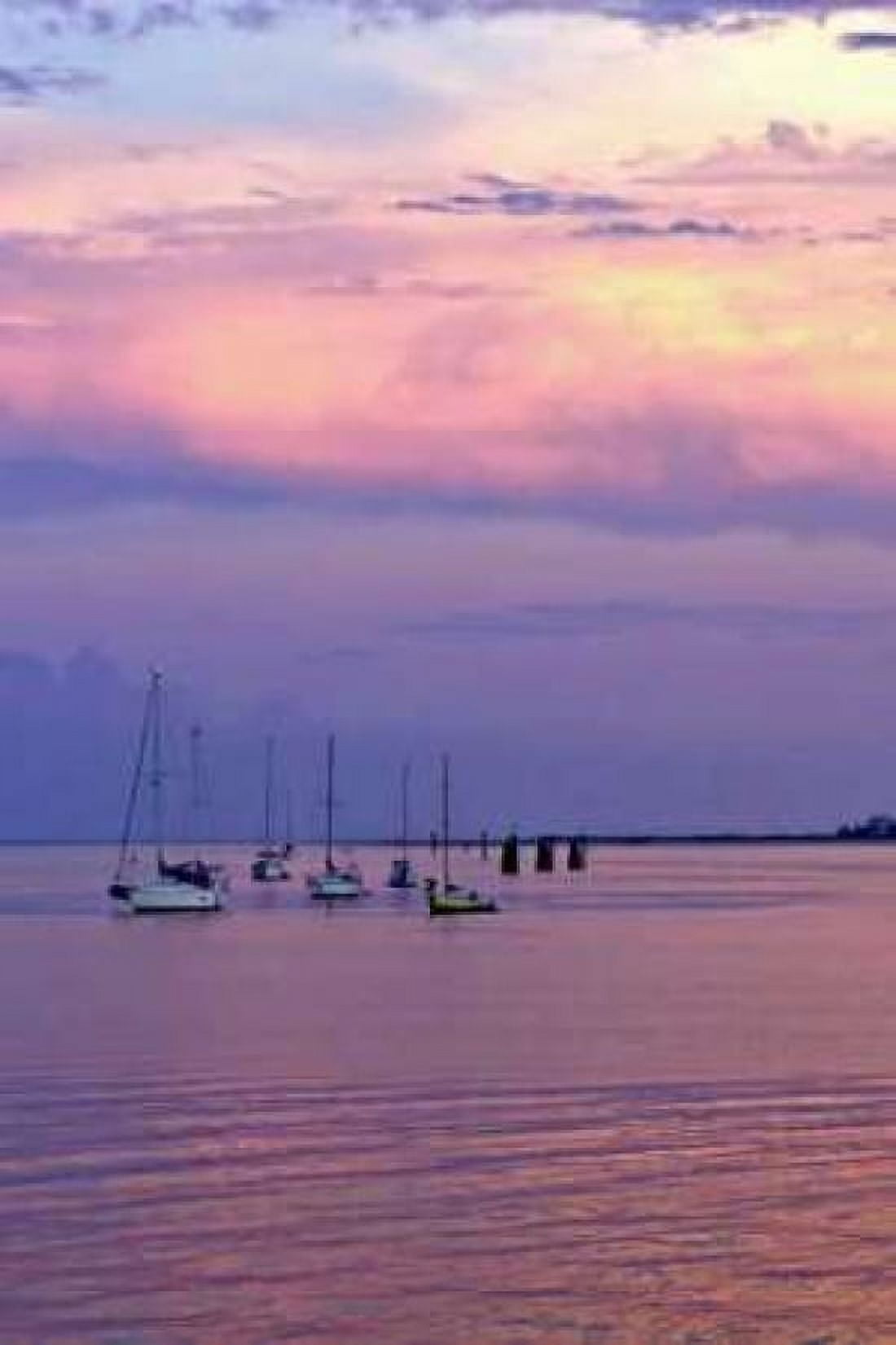 St Augustine Harbor Sunset IV Canvas Art - Alan Hausenflock (20 x 28)