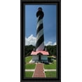 thumbnail image 1 of St. Augustine Lighthouse, Florida 20x40 Large Black Ornate Wood Framed Canvas Art, 1 of 2