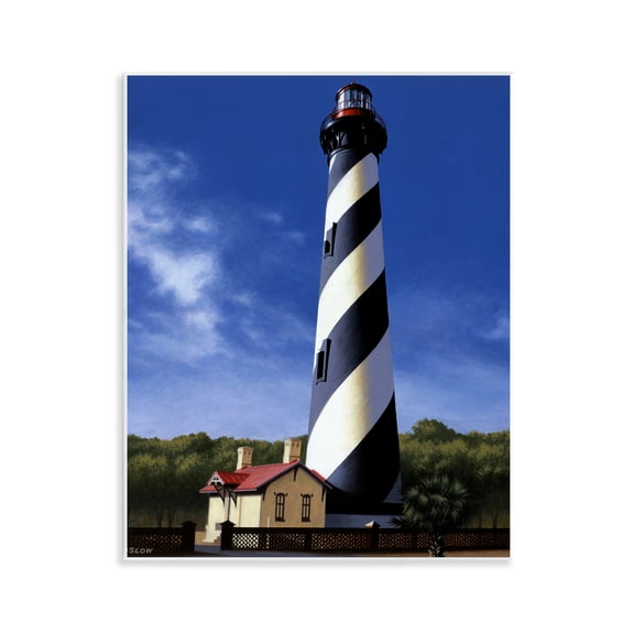 St. Augustine Lighthouse Wall Plaque Art, design by Wind River Studios