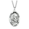 thumbnail image 1 of St. Augustine Sterling Silver Medal Necklace, 1 of 10