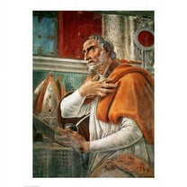 St. Augustine in his Cell  c.1480 Poster Print by Sandro Botticelli