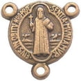 thumbnail image 1 of St. Benedict medal Center piece - Bronze (1.2 cm-0.5"), 1 of 2