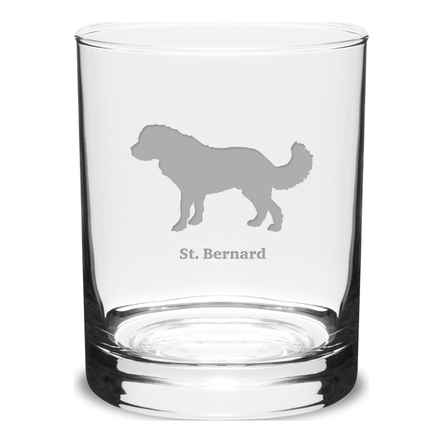 St bernard on sale glass