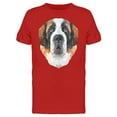 thumbnail image 1 of St Bernard Polygon Geometric T-Shirt Men -Image by Shutterstock, Male Medium, 1 of 2