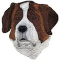 thumbnail image 1 of St. Bernard The Gentle Giant dog face Embroidery Iron On/Sew patch [5.5" x 5.6"], 1 of 1