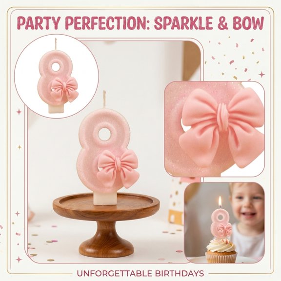 St Birthday Candle, Candle Birthday, 2X.5 In, Candlefor Birthday, Novelty Shape, Party Centerpiece,