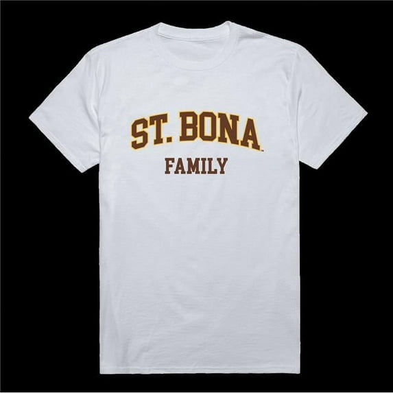 St. Bonaventure University Bonnies Family T-Shirt, White - Large