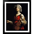 thumbnail image 1 of St Cecilia 28x34 Large Black Wood Framed Print Art by Guido Reni, 1 of 2