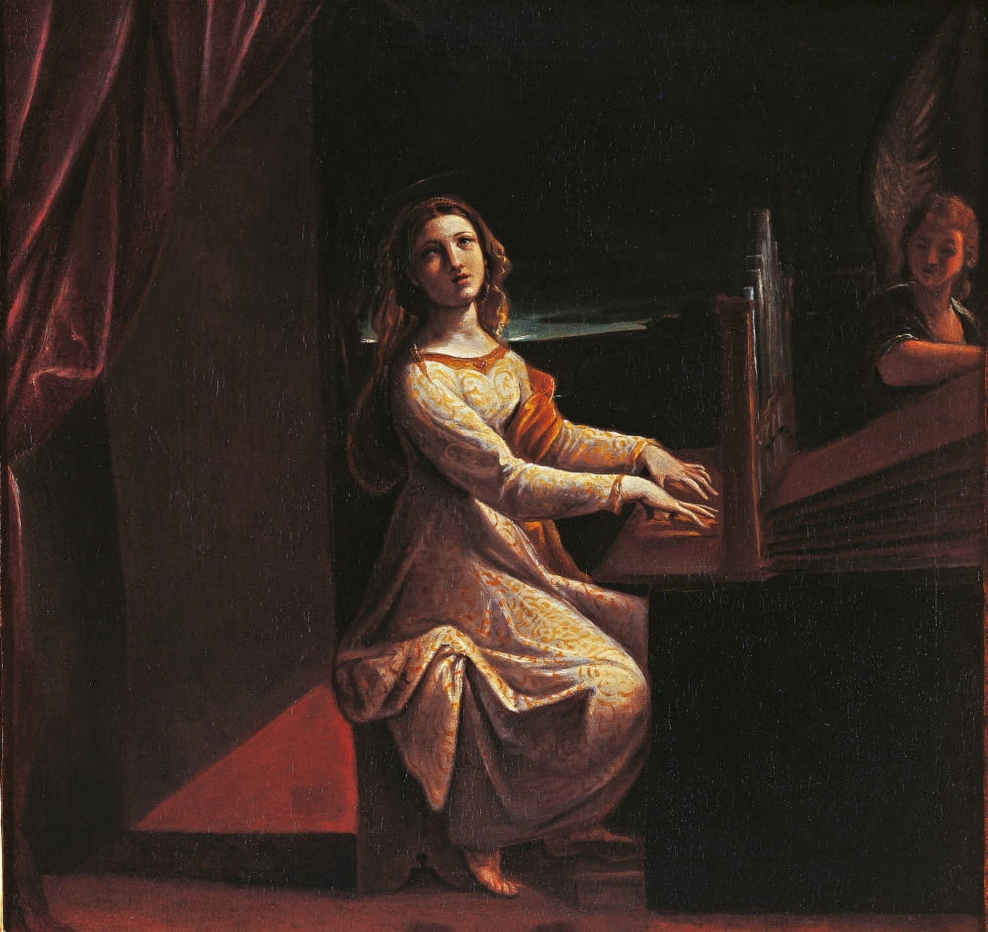 St Cecilia Canvas Art -  (36 x 24)
