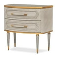 thumbnail image 1 of St. Charles 2-Drawer Nightstand - Dove Gray, 1 of 17