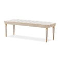 thumbnail image 1 of St. Charles Chenille Accent Bench - Dove Gray, 1 of 10