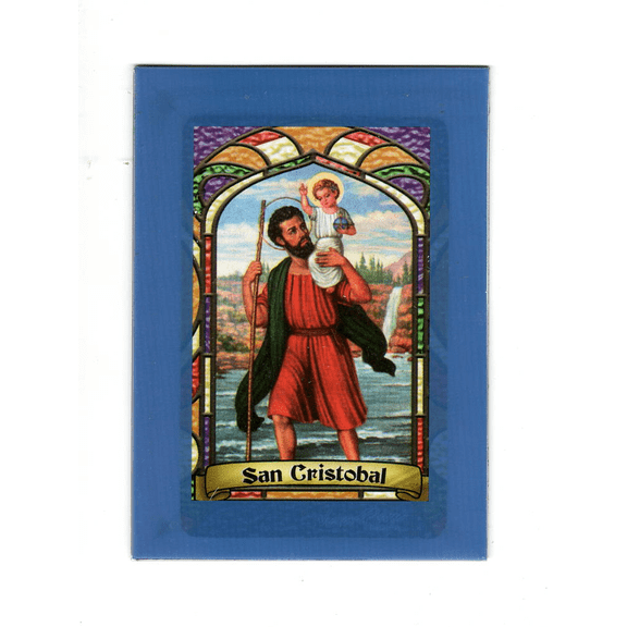 St. Christopher Bilingual Prayer Card
