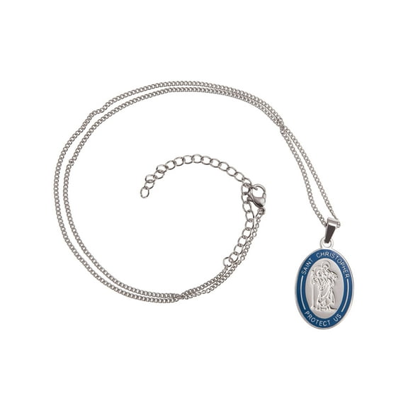 St. Christopher Medallion Necklace