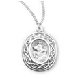 thumbnail image 1 of St. Christopher Sterling Silver Medal Necklace, 1 of 10
