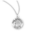 thumbnail image 1 of St. Christopher Sterling Silver Medal Necklace, 1 of 10