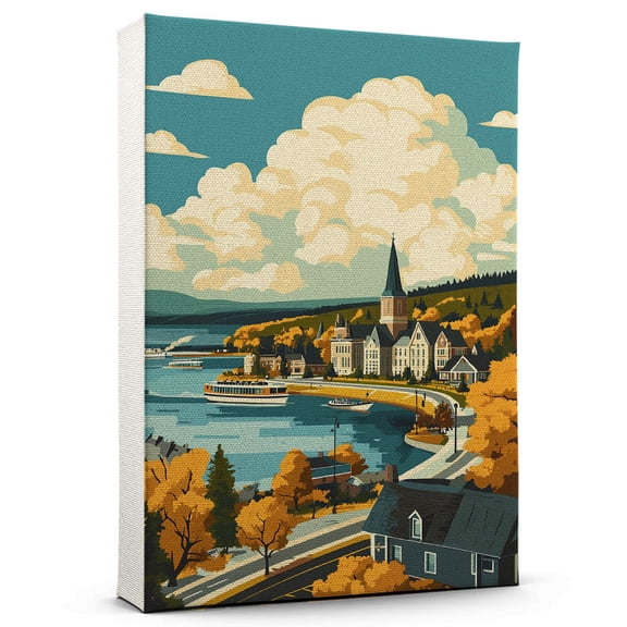 St. Cloud Canvas, Travel Canvas, City Prints Wall Decor, Minnesota Canvas Decor, St. Cloud Travel Canvas, Minnesota Canvas - 106AZ1326