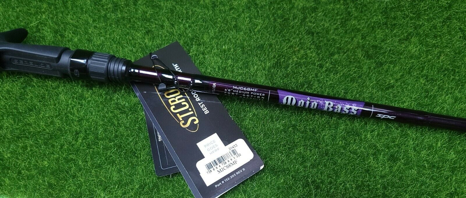 St. Croix Mojo Bass 6'8" Casting Rod Medium Power, Fast Action