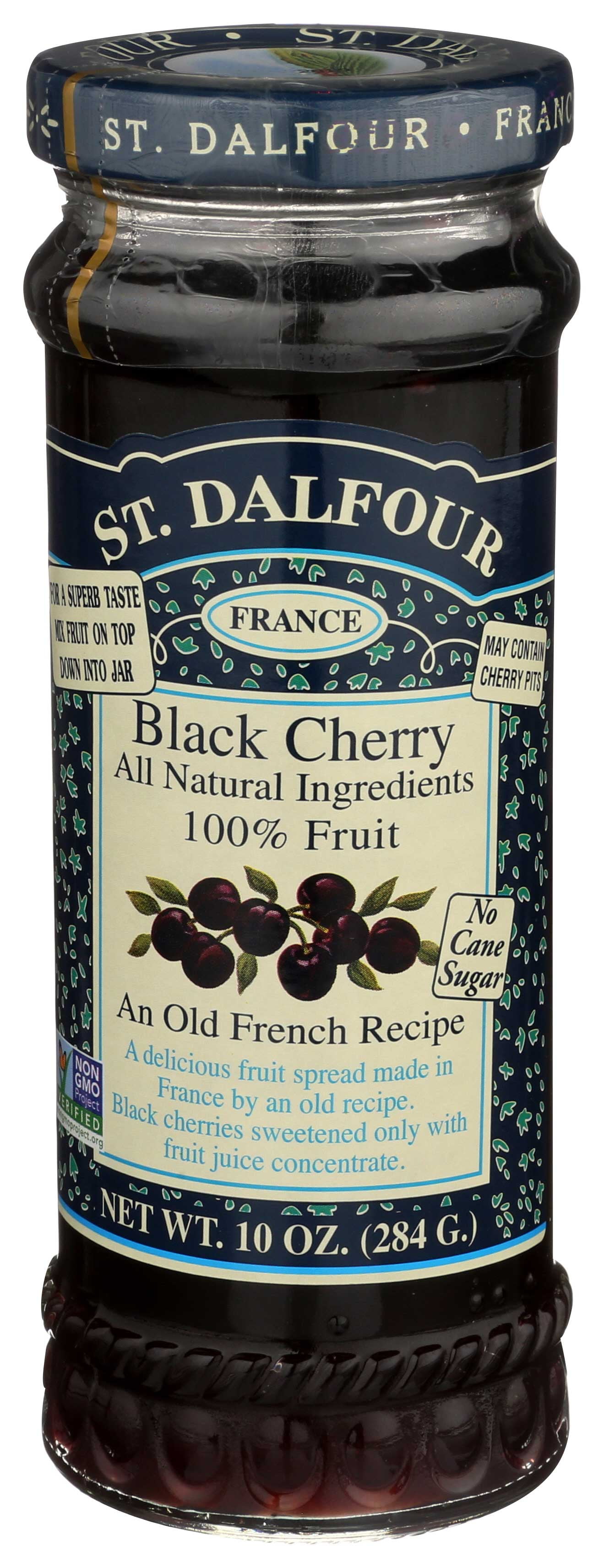St.Dalfour Black Cherry Consv - 10 ounce -- 6 per case