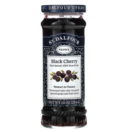 St. Dalfour, Black Cherry, Deluxe Black Cherry Spread, 10 oz Pack of 4