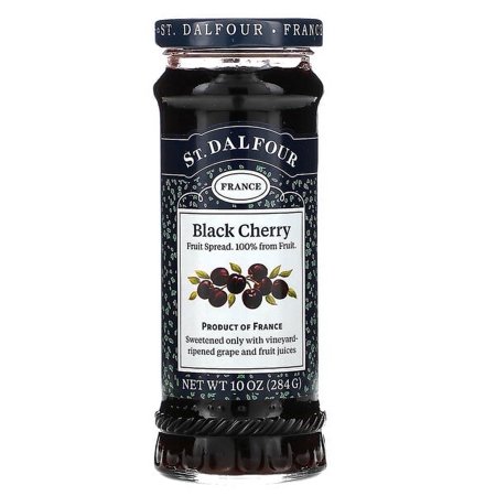 St. Dalfour, Black Cherry, Deluxe Black Cherry Spread, 10 oz
