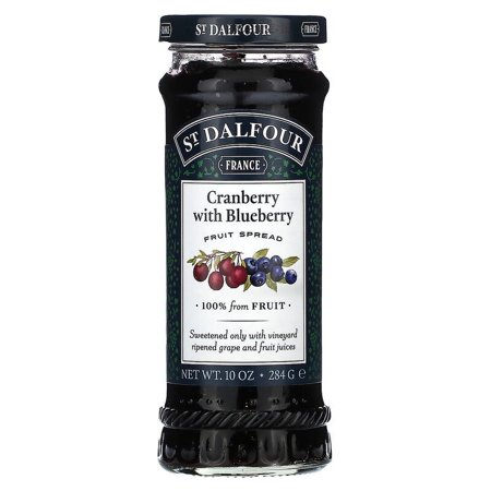 St. Dalfour, Cranberry with Blueberry Fruit Spread, 10 oz