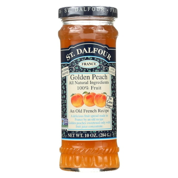 St. Dalfour Deluxe Golden Peach Spread 10 oz Pack of 3