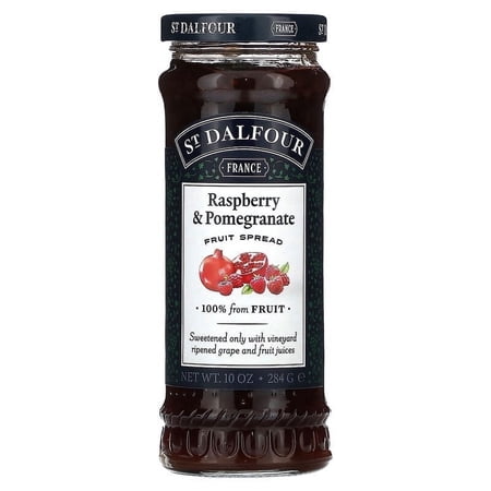 St. Dalfour Deluxe Red Raspberry & Pomegranate Spread 10 oz Pack of 2