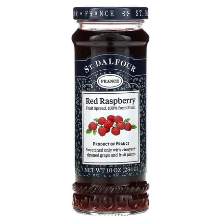 St. Dalfour Deluxe Red Raspberry Spread 10 oz Pack of 4