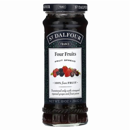 St. Dalfour, Four Fruits Fruit Spread, 10 oz (284 g) Pack of 2