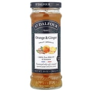 St Dalfour Fruit Spread Deluxe 100 Percent Fruit Ginger And Orange Marmalade, 10 Oz