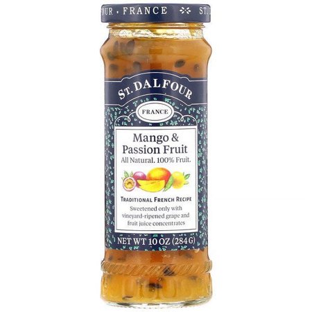 St. Dalfour, Mango & Passion Fruit, Deluxe Mango & Passion Fruit Spread, 10 oz Pack of 3