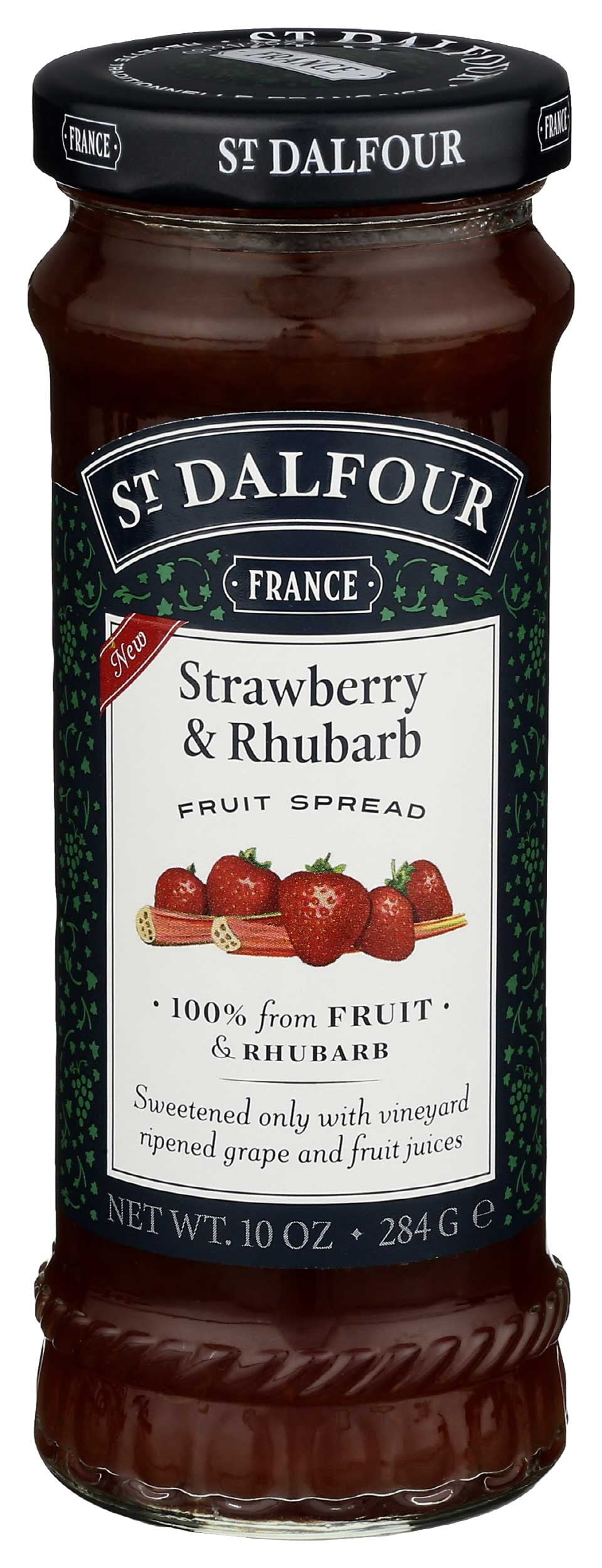 St. Dalfour Strawberry Rhubarb Conserve 10 oz (Pack Of 6)