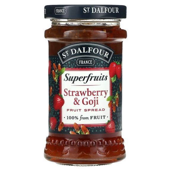 St. Dalfour Superfruits, Fruit Spread, Strawberry & Goji , 6 oz (170 g)