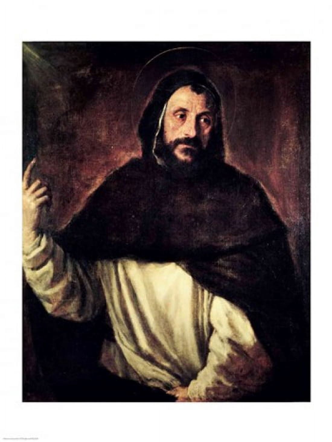 St Dominic Canvas Art - Titian (18 x 24)