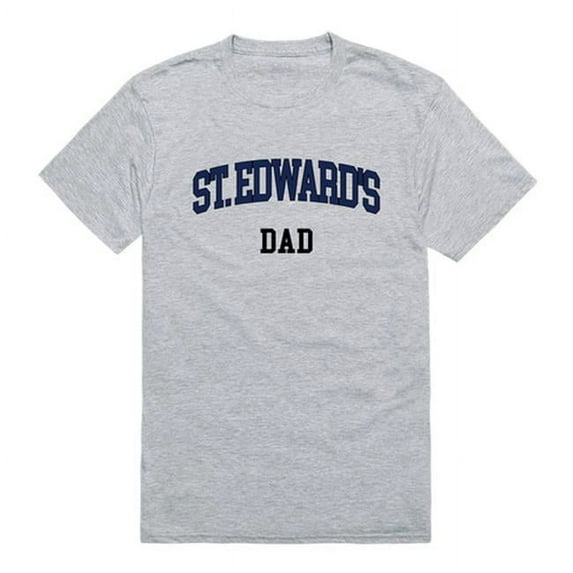 St. Edwards University Hilltoppers College Dad T-Shirt, Heather Grey - 2XL