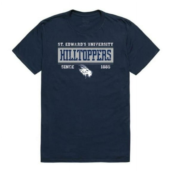 St. Edwards University Hilltoppers College Established T-Shirt, Navy - Extra Large