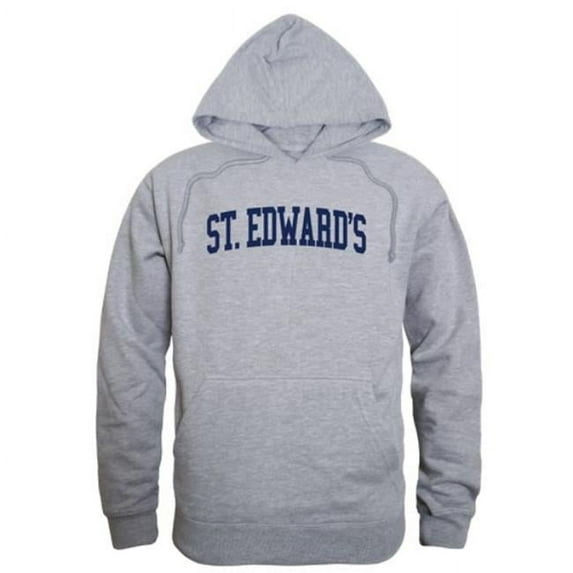 St. Edwards University Hilltoppers Game Day Hoodie, Heather Grey - Large