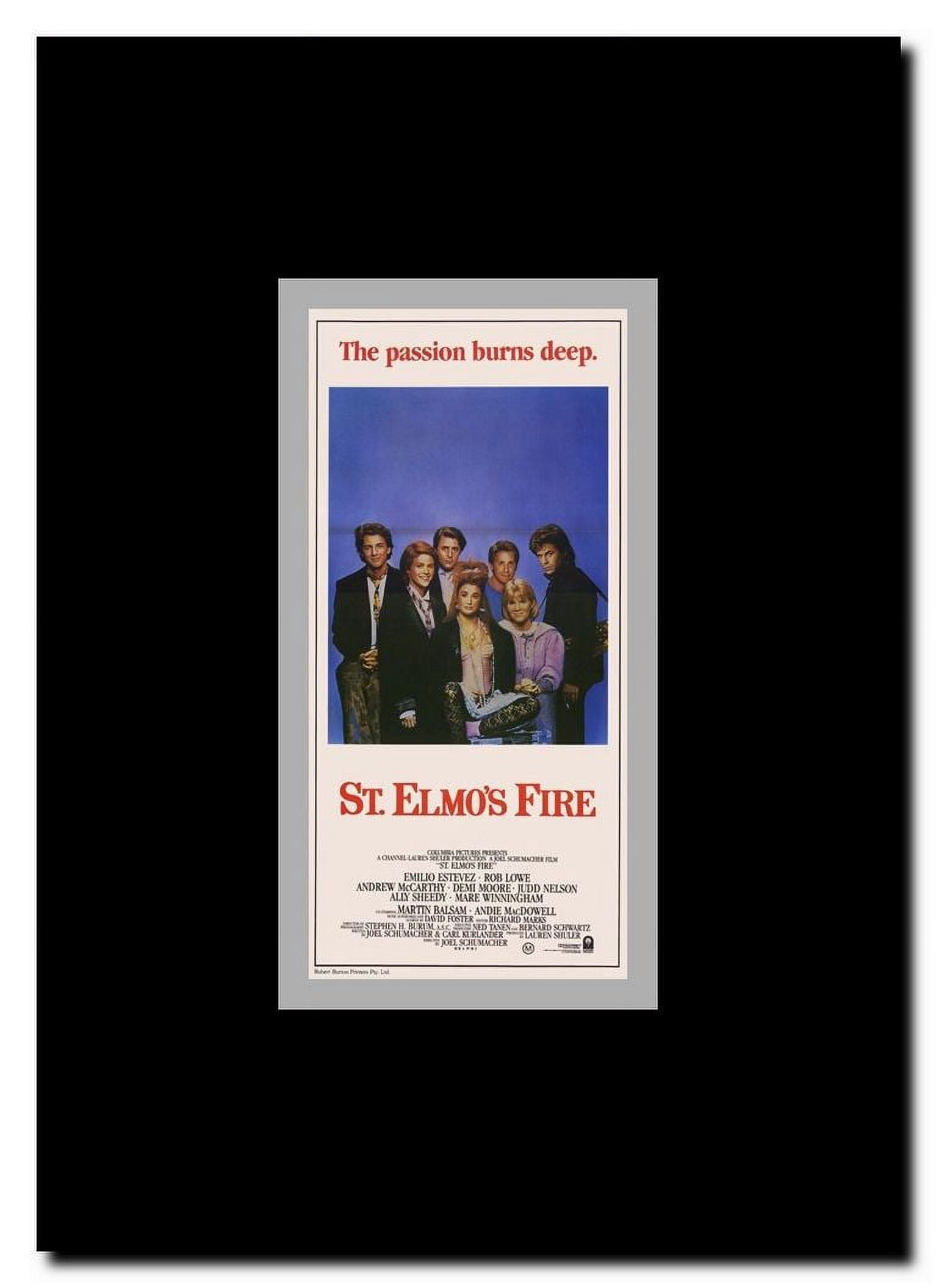 St Elmo's Fire Framed Movie Poster