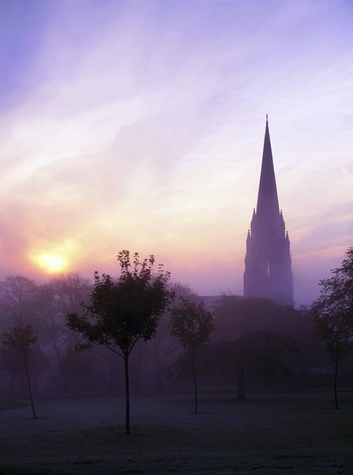 St Eugenes Cathedral From Brooke Park Co Derry Ireland Canvas Art - The Irish Image Collection Design Pics (13 x 17)