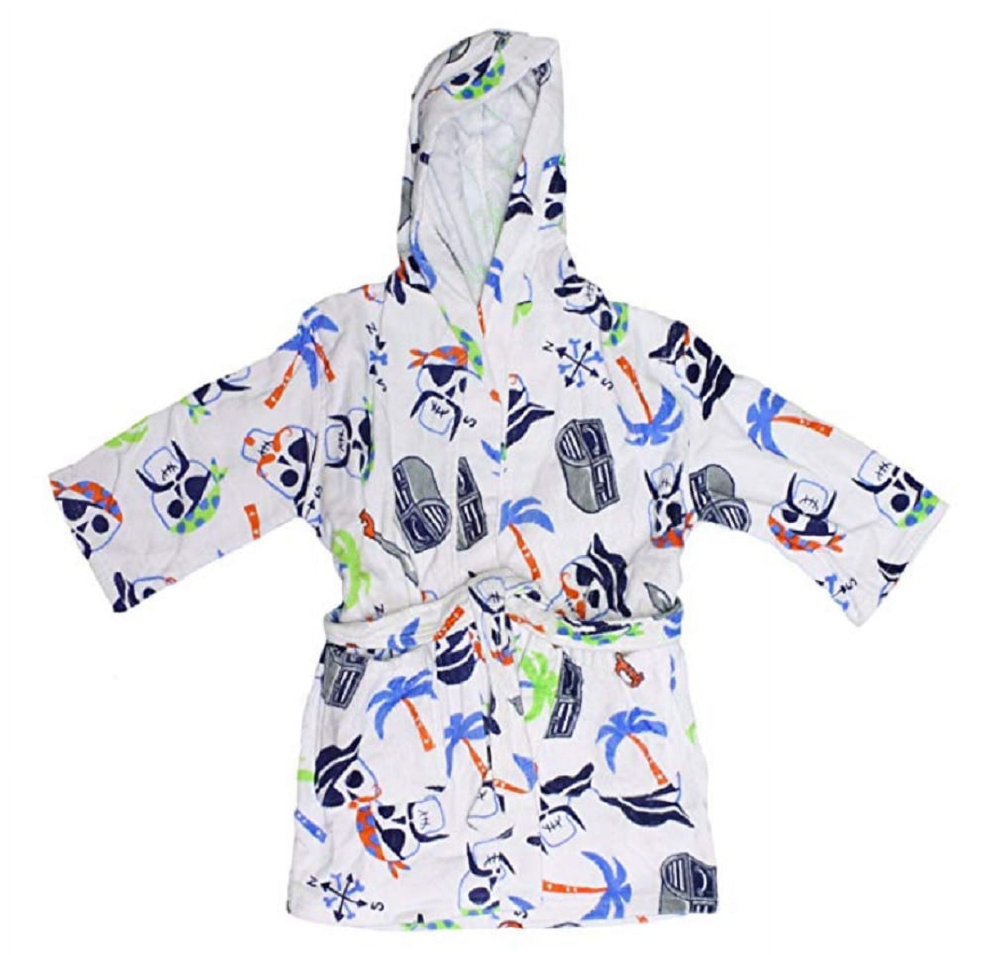 St. Eve Boys Beach Bath Robe Pirates xs 3 4