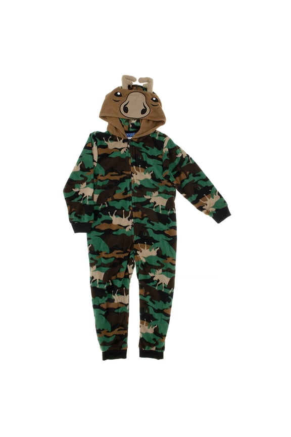 St. Eve Fleece Hooded One-Piece Blanket Sleeper, X-Small