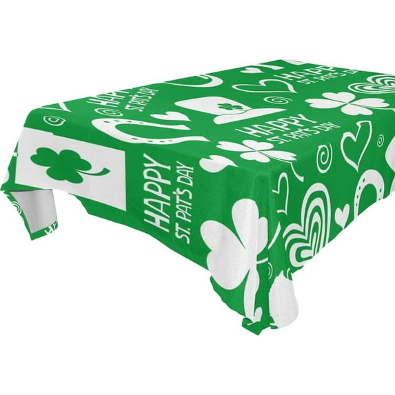 St Fabric Square Tablecloth - Waterproof and Wrinkle-Resistant Table Cloth 60x60 Inch Table Cover for Indoor & Outdoor Dining House Decor