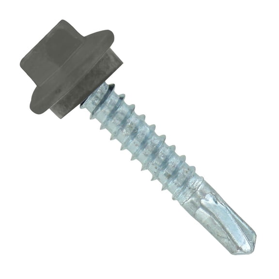 St Fastening Maxx Steelbinder Metal To #12 X 1-1/4"ished Slate Screws With Epdm Rubber Washer 250-count - Designed For Roofing And Siding Panels