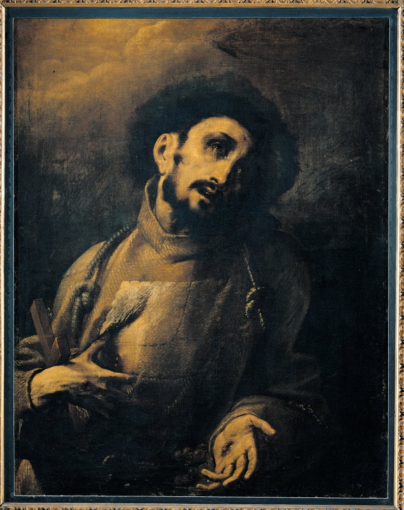 St Francis In Ecstasy (St Francis Receiving The Stigmata) Canvas Art - (24 x 36)
