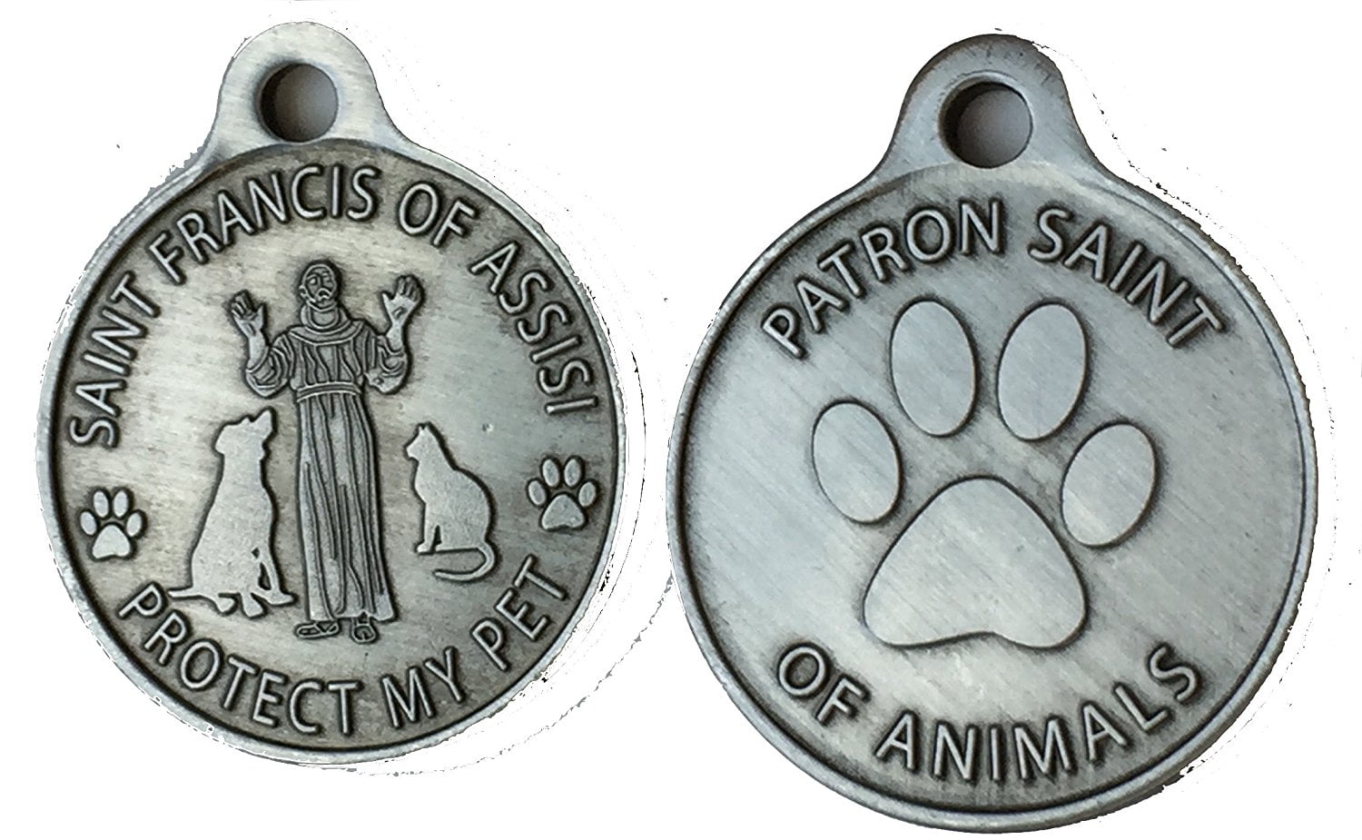 St francis dog tag discount