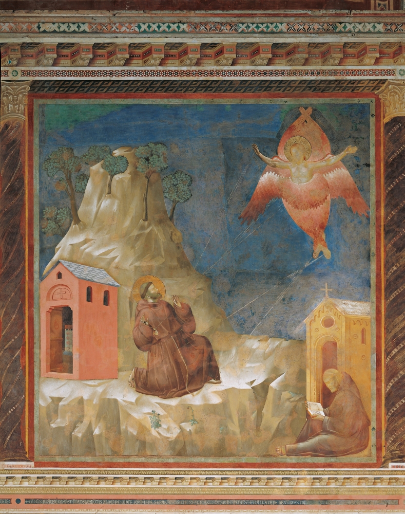 St Francis Receiving The Stigmata Canvas Art - (24 x 36)