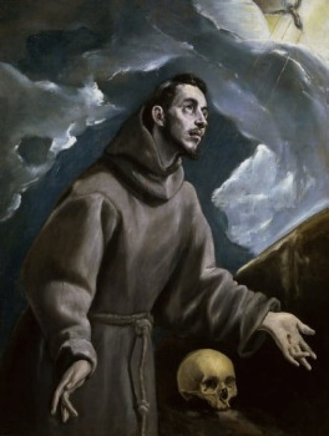 St Francis Receiving the Stigmata El Greco (1541-1614 Greek) Museo del Prado Madrid Canvas Art - El Greco (18 x 24)