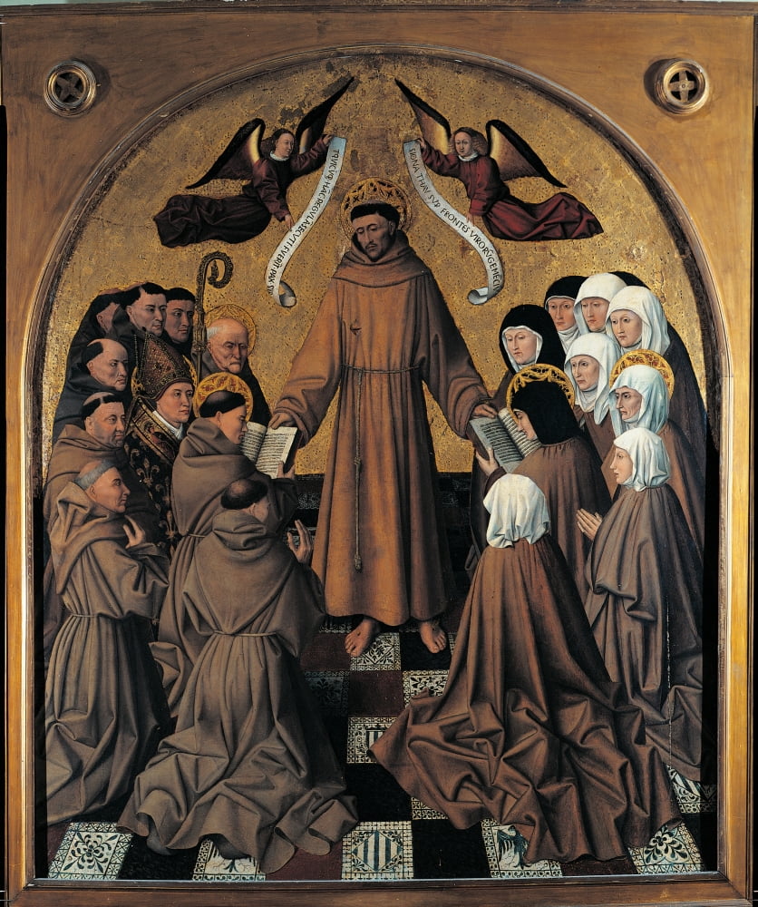 St Francis Submits The Rule To The Franciscan Orders Canvas Art - (24 x 36)