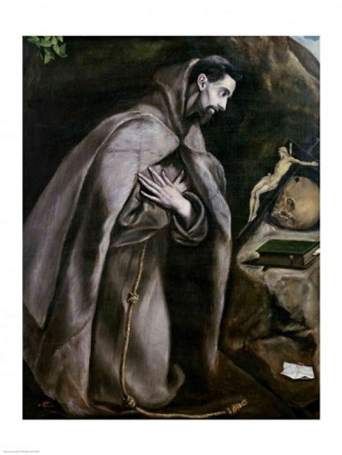 St Francis of Assisi Canvas Art - El Greco (18 x 24)
