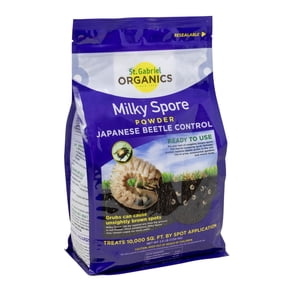 St. Gabriel Organics Milky Spore Powder, 40oz - Japanese Beetle Grub Killer for Lawns